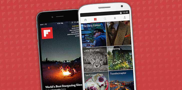 Flipboard's screenshots